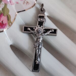 Antique pectoral nuns crucifix